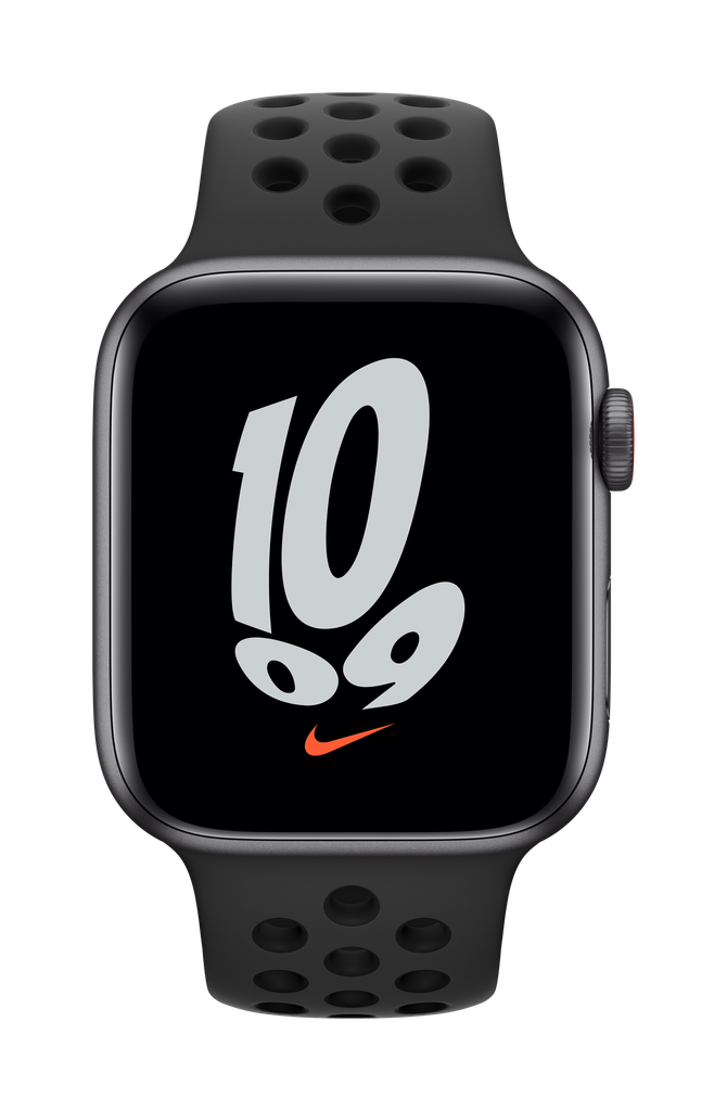 Apple Watch Nike SE GPS + Cellular, Space Grey Aluminium Case with  Anthracite/Black Nike Sport Band - Regular (40mm)